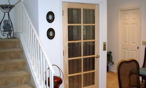 Downstairs Entrance to Residential Elevator