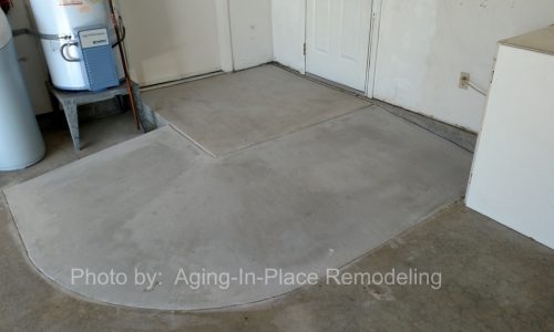 Custom Concrete Wheelchair Ramp