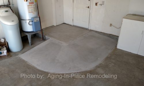 Custom Concrete Wheelchair Ramp