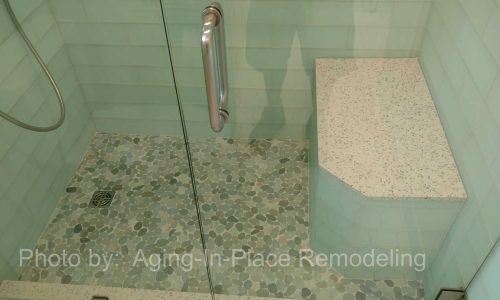 Bathroom Remodel with Low Threshold Shower