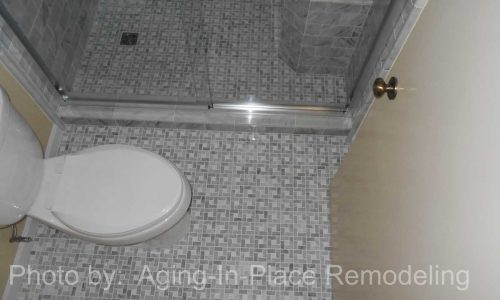Bathroom Remodel with low threshold shower