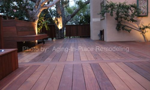 custom ipe deck, outdoor living space, functional and beautiful deck,