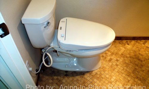 Barrier Free Bathroom Remodel with Toto washlet