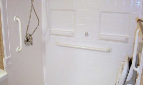 Best Bath Fiberglass Roll-In Shower