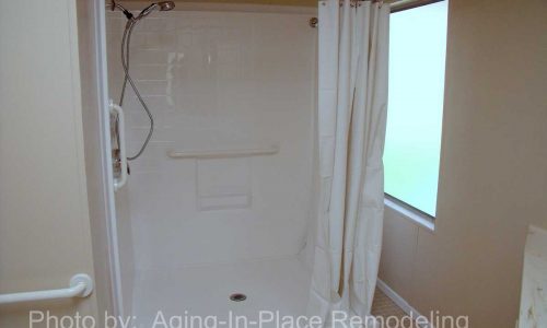 Best Bath Fiberglass Roll-In Shower