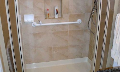 Best Bath Fiberglass Roll-In Shower