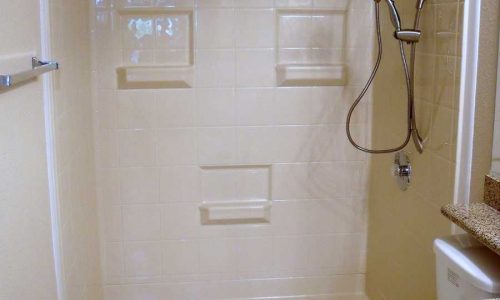 Best Bath Fiberglass Roll-In Shower