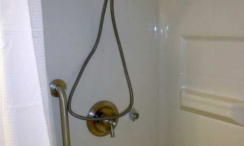 Best Bath Fiberglass Roll-In Shower for wheelchair accessible shower