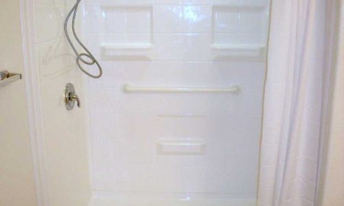 Best Bath Fiberglass Roll-In Shower for wheelchair accessible shower