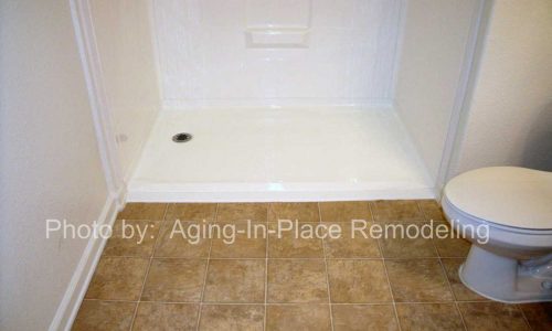 Best Bath Fiberglass Roll-In Shower for wheelchair accessible shower