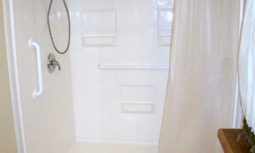 Best Bath Fiberglass Roll-In Shower for wheelchair accessible shower