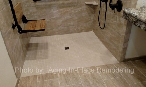 Wheelchair Accessible Roll-In Shower