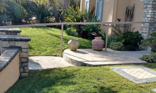 custom handrails for walkway and stairs custom fabricated to match home