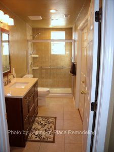 Bathroom Remodel with Low Threshold Shower