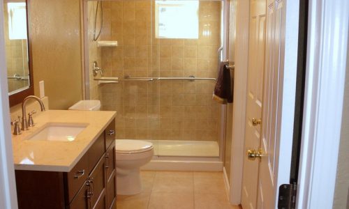 Bathroom Remodel with Low Threshold Shower