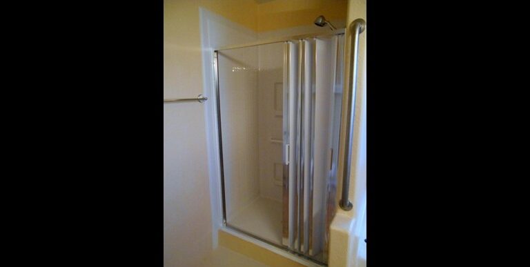 Fiberglass Roll-In Shower