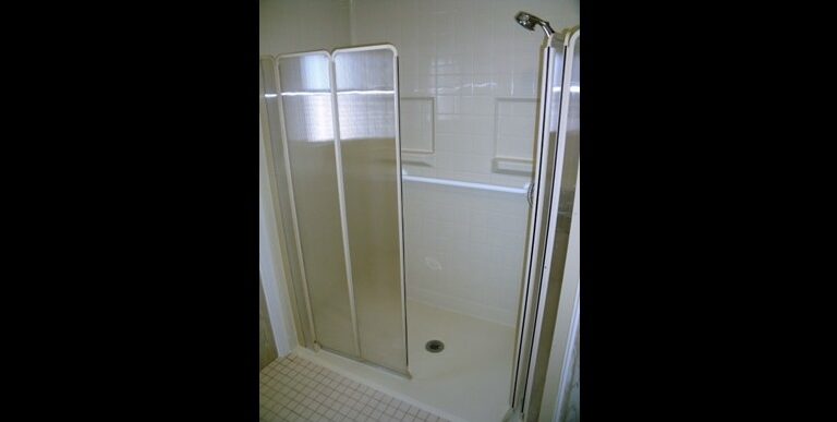 Fiberglass Roll-In Shower