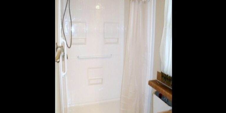 Fiberglass Roll-In Shower